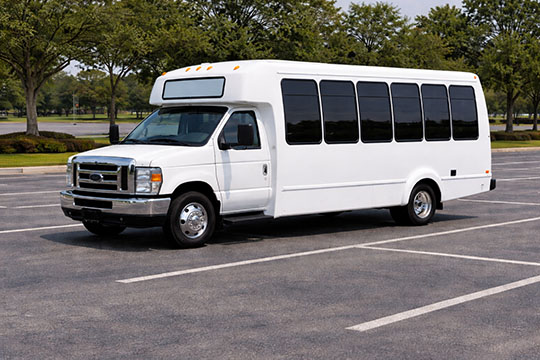 20-passenger minibus available for charter in Downey, CA
